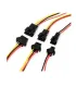 Cable Conector Hembra Macho 3 Pines 3mm Sm X 5 - Merkatronix