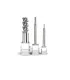 Fresa Tungsteno 3 Flautas Para Aluminio - Cobre 1mm - Merkatronix