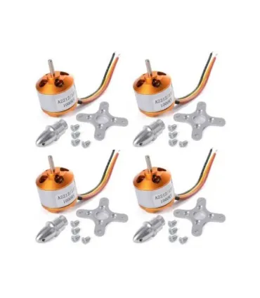4x Motor Brushless A2212 1000kv + Esc 30a + - Merkatronix