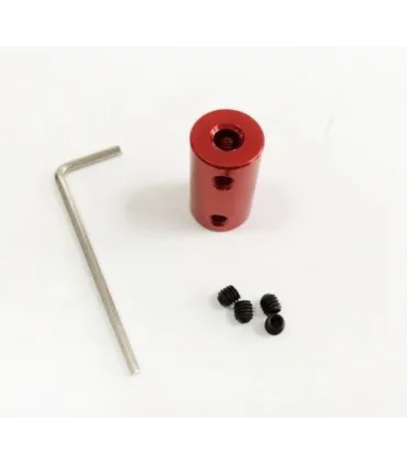 Acople De Aluminio Rígido 6.35x8mm Cnc - Merkatronix