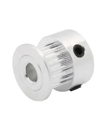 Polea 20 Dientes Gt2 Eje 1/4 - 6.35mm Ancho 6mm - Merkatronix