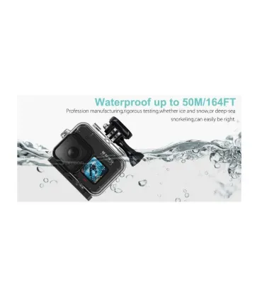 Carcasa Case Impermeable Gopro Hero 9 y 10 - 50m - Merkatronix