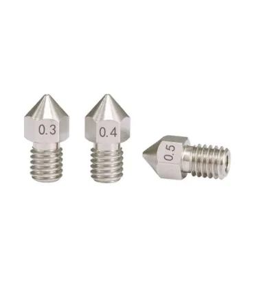 Boquilla Acero Inoxidable 1.75mm - 0.4mm Mk8 - Merkatronix