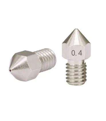 Boquilla Acero Inoxidable 1.75mm - 0.4mm Mk8 - Merkatronix