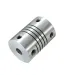Acople Flexible En Aluminio 6.35x8mm Cnc Impresora - Merkatronix