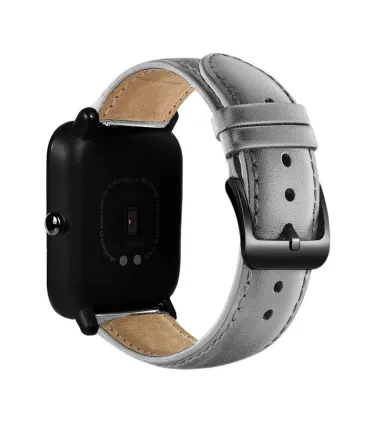 Manilla Correa Pulsera Cuero Para Amazfit Bip Gts - Merkatronix
