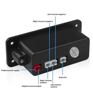 Decodificador Reproductor De Audio Mp3 Bluetooth - Merkatronix