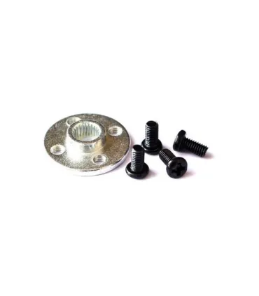 Acople - Disco Aluminio Servomotor Mg995 - Mg996 - Merkatronix