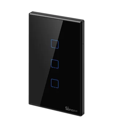 Domotica Switch Pared Sonoff Touch 3 Salidas T2US3C - Merkatronix