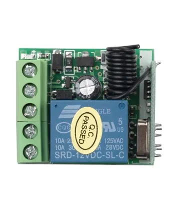 Modulo Receptor Rf 433mhz 1 Canal Universal 12v - Merkatronix