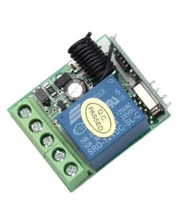 Modulo Receptor Rf 433mhz 1 Canal Universal 12v - Merkatronix