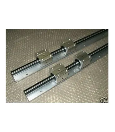 Kit Cnc - Guías Lineales Soportadas Sbr16 X 1500mm - Sbr16uu