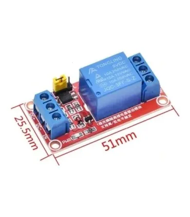 Modulo Rele 1 Canal 5v Optoacoplado Low/high Level