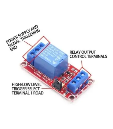 Modulo Rele 1 Canal 5v Optoacoplado Low/high Level