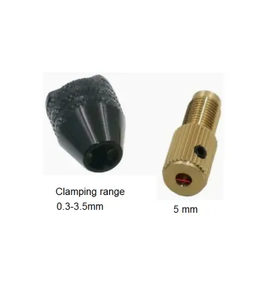 Mandril Mini Brocas - Portabrocas 0.3mm-3.5mm - Eje 5mm