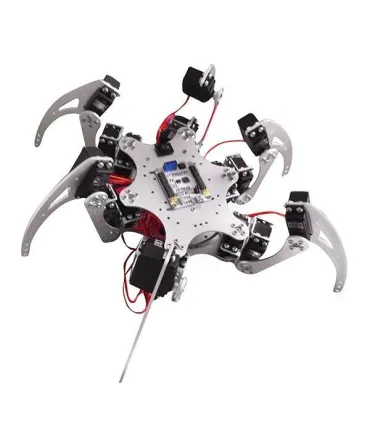 Robot Araña Hexapodo 18 Dof - Chasis Aluminio - - Merkatronix