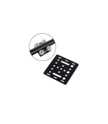 Placa Openbuilds Para Carro Rodamiento Perfil 2020 - Merkatronix