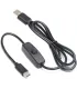 Cable Usb Tipo C Con Interruptor Raspberry Pi 4 - Merkatronix