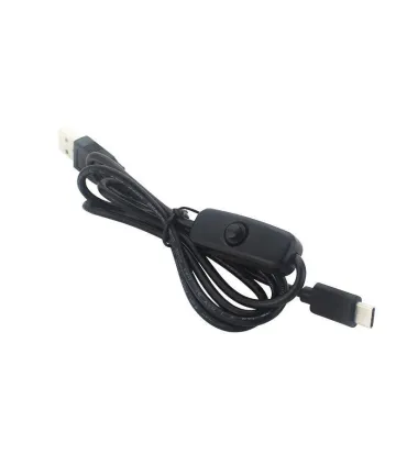Cable Usb Tipo C Con Interruptor Raspberry Pi 4 - Merkatronix