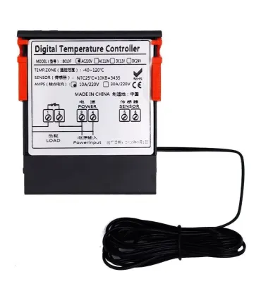 Termostato Digital 8010f Ajuste Automático - Merkatronix