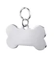 Placa Mascotas Tipo Hueso En Blanco Para Marcar