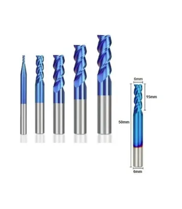 Fresa Para Corte Aluminio Carburo De Tungsteno - Merkatronix