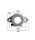 Soporte Eje Lineal 25mm Shf25 - Base Varilla Lisa - Merkatronix