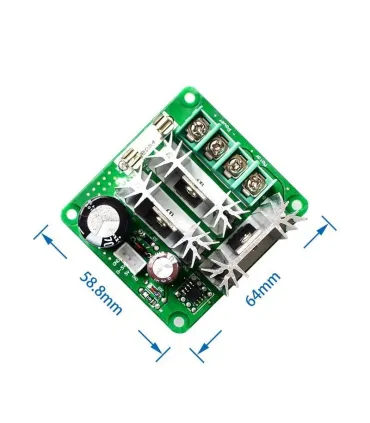 Modulo Pwm Dimmer Control De Velocidad 15a 90v - Merkatronix
