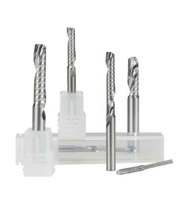 Fresa Recta 1 Flauta Para Corte Cnc - 3.175 X 15mm - Merkatronix