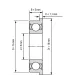 Rodamiento Balinera 8mm 688zz X 3 Unidades