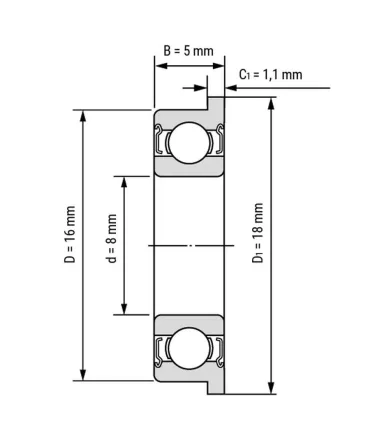 Rodamiento Balinera 8mm 688zz X 3 Unidades