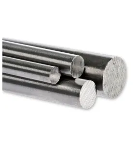 Varilla Lisa Acero Plata Eje 12mm X 600mm - Cnc