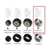 Rodamiento Perfil 2020 V-slot Acero Inoxidable  - Merkatronix