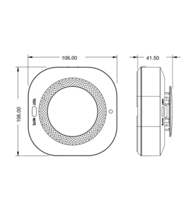 Sensor Humo Sonoff 433mhz - Alarma Protección - Merkatronix