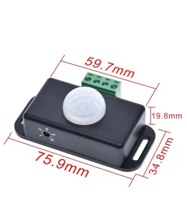 Interruptor Automático Sensor De Movimiento Pir 12v/24v 8a