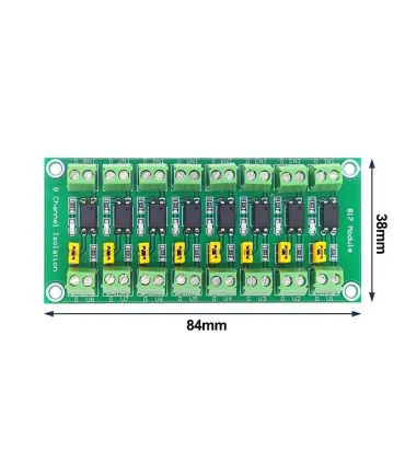 Modulo Optoacoplador 817 8 Canales Convertidor De - Merkatronix