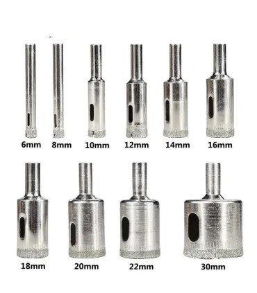 Brocas Para Perforar Vidrio - Azulejo - X 10 - Merkatronix