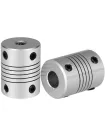 Acople Flexible En Aluminio 4mmx4mm - Cnc