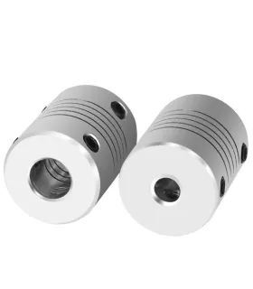 Acople Flexible En Aluminio 4mmx4mm - Cnc