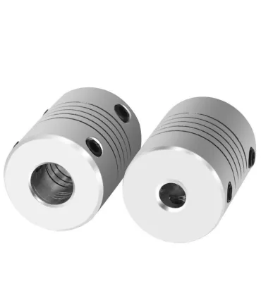 Acople Flexible En Aluminio 4mmx4mm - Cnc