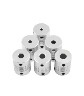 Acople Flexible En Aluminio 4mmx4mm - Cnc