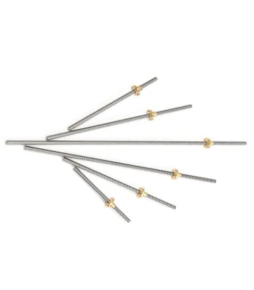 Varilla Roscada Trapezoidal T10 10mm Lead 4mm X 300mm