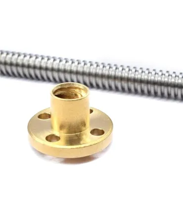 Varilla Roscada Trapezoidal T10 10mm Lead 4mm X 300mm