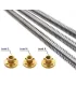 Varilla Roscada Trapezoidal T10 10mm Lead 4mm X 300mm