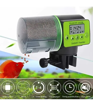 Alimentador De Peces Automático - Acuario - Merkatronix