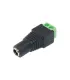 Conector Dc Jack Con Bornera Plug 2.1mm X 5.5mm Cctv X 100un