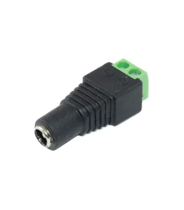 Conector Dc Jack Con Bornera Plug 2.1mm X 5.5mm Cctv X 100un