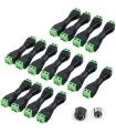 Conector Dc Jack Con Bornera Plug 2.1mm X 5.5mm Cctv X 100un