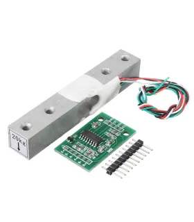 Celda De Carga 20kg Arduino - Sensor De Peso + Hx711
