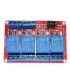 Modulo Rele 4 Canales 5v Optoacoplado Low/high Level